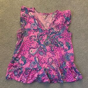 Lilly Pulitzer Size XXS EUC Top